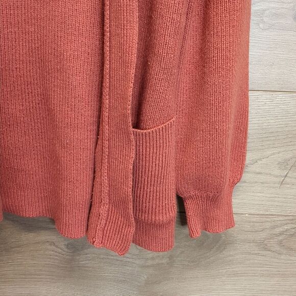 Woolco Thick Knit Open Front Cardigan Sweater Women's Regular Size Large - Picture 4 of 8